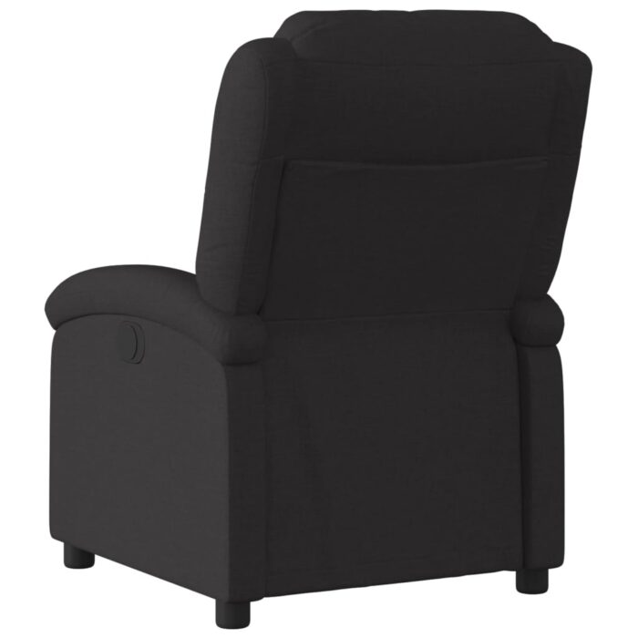 Fauteuil inclinable Noir Tissu – Image 3