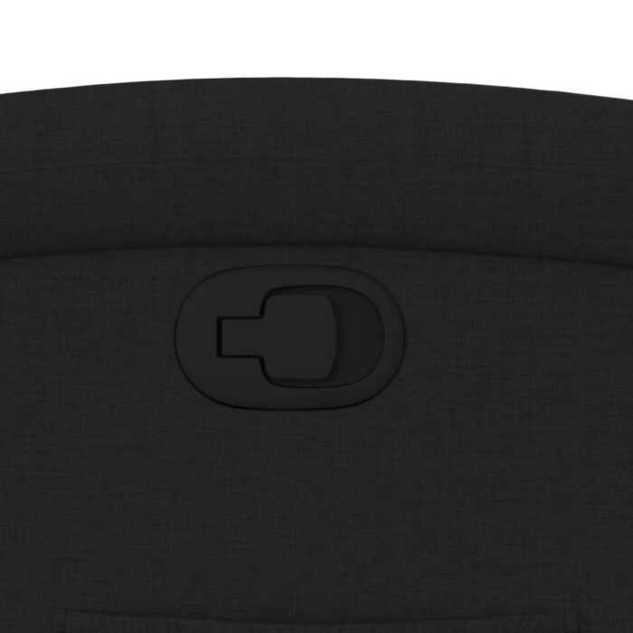 Fauteuil inclinable Noir Tissu – Image 7