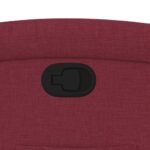 Fauteuil inclinable Rouge bordeaux Tissu – Image 7
