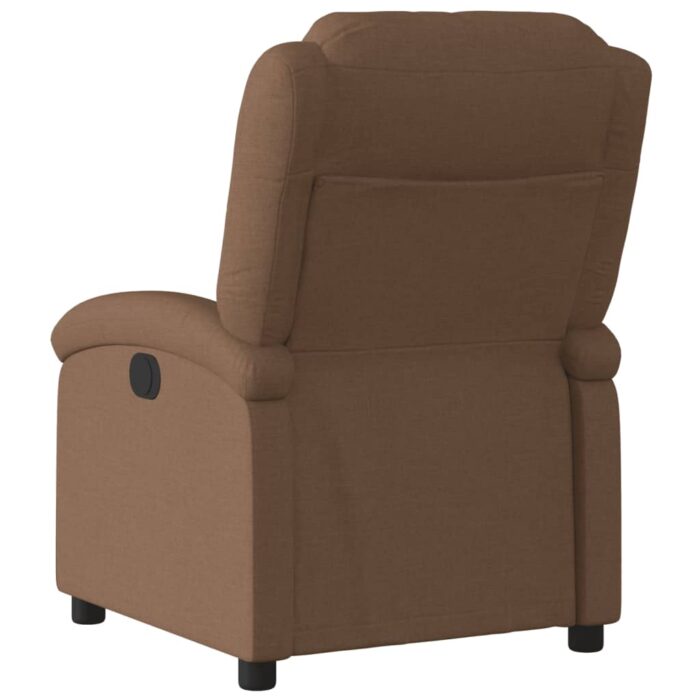 Fauteuil inclinable Marron Tissu – Image 3