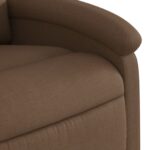 Fauteuil inclinable Marron Tissu – Image 6