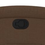 Fauteuil inclinable Marron Tissu – Image 7