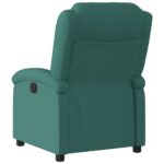 Fauteuil inclinable Vert foncé Tissu – Image 3