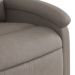 Fauteuil inclinable Taupe Tissu – Image 6