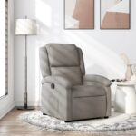Fauteuil inclinable Taupe Tissu