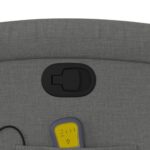 Fauteuil de massage inclinable Gris foncé Tissu – Image 8