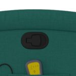 Fauteuil de massage inclinable Vert foncé Tissu – Image 8