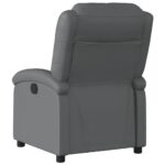 Fauteuil inclinable Gris Similicuir – Image 3