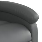 Fauteuil inclinable Gris Similicuir – Image 6