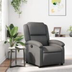 Fauteuil inclinable Gris Similicuir
