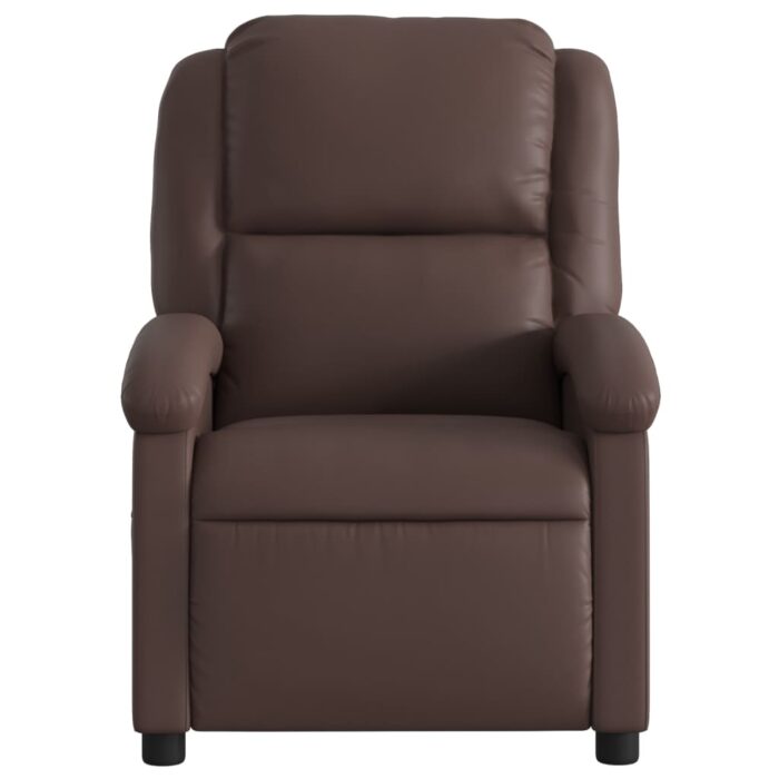 Fauteuil de massage inclinable Marron Similicuir – Image 2