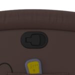 Fauteuil de massage inclinable Marron Similicuir – Image 8