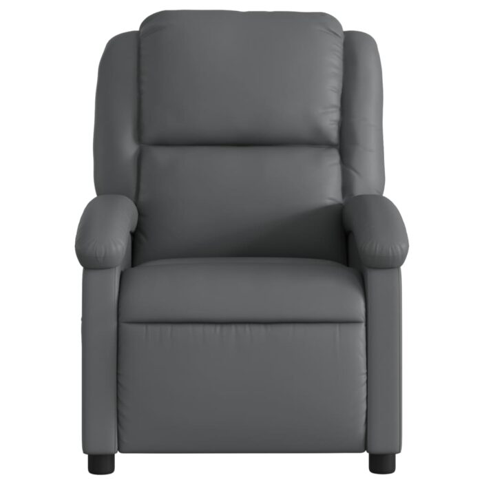 Fauteuil de massage inclinable Gris Similicuir – Image 2