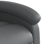 Fauteuil de massage inclinable Gris Similicuir – Image 7