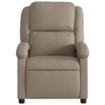 Fauteuil de massage inclinable Cappuccino Similicuir – Image 2