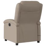 Fauteuil de massage inclinable Cappuccino Similicuir – Image 4