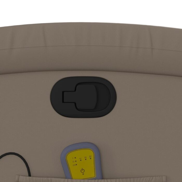 Fauteuil de massage inclinable Cappuccino Similicuir – Image 8