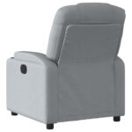 Fauteuil inclinable Gris clair Tissu – Image 3