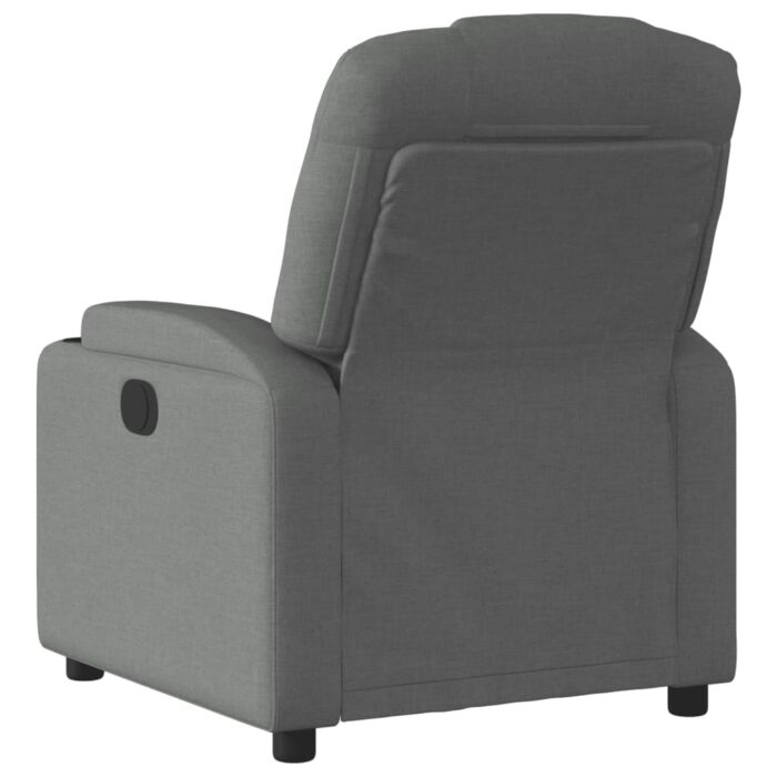 Fauteuil inclinable Gris foncé Tissu – Image 3