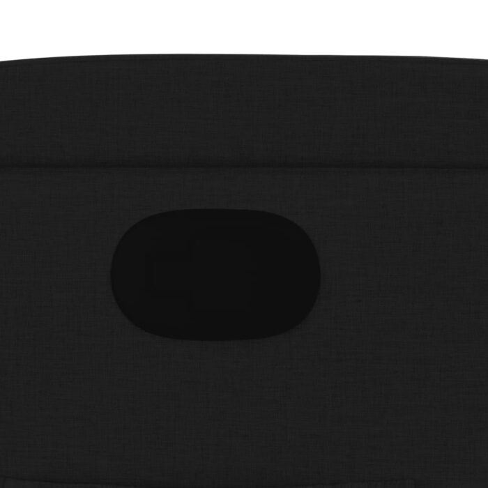 Fauteuil inclinable Noir Tissu – Image 7