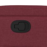 Fauteuil inclinable Rouge bordeaux Tissu – Image 7