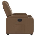 Fauteuil inclinable Marron Tissu – Image 2