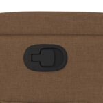 Fauteuil inclinable Marron Tissu – Image 7