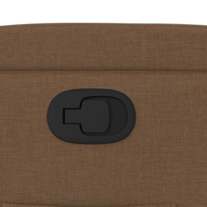 Fauteuil inclinable Marron Tissu – Image 7