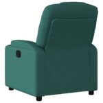 Fauteuil inclinable Vert foncé Tissu – Image 3