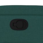 Fauteuil inclinable Vert foncé Tissu – Image 7