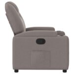 Fauteuil inclinable Taupe Tissu – Image 2