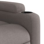 Fauteuil inclinable Taupe Tissu – Image 6