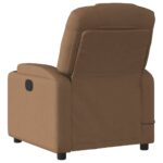 Fauteuil de massage inclinable Marron Tissu – Image 4
