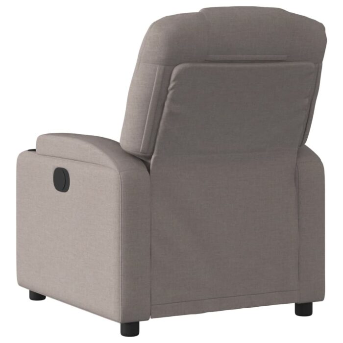 Fauteuil de massage inclinable Taupe Tissu – Image 4