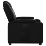 Fauteuil inclinable Noir Similicuir – Image 2
