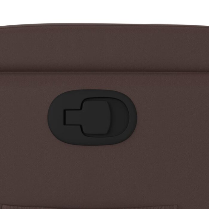 Fauteuil inclinable Marron Similicuir – Image 7