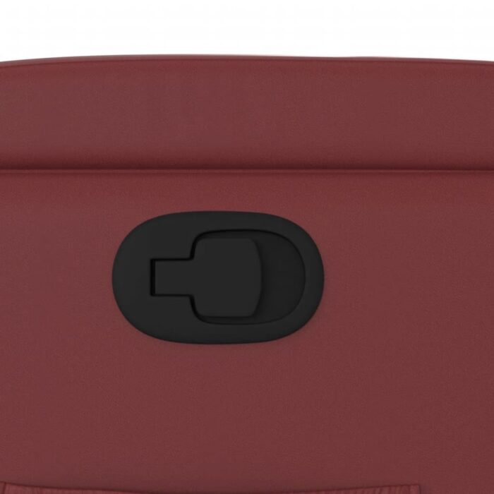 Fauteuil inclinable Rouge bordeaux Similicuir – Image 7