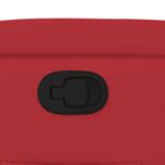 Fauteuil inclinable Rouge Similicuir – Image 7