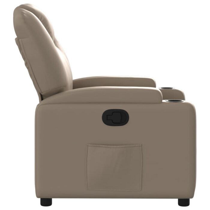 Fauteuil inclinable Cappuccino Similicuir – Image 2