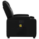 Fauteuil de massage inclinable Noir Similicuir – Image 3
