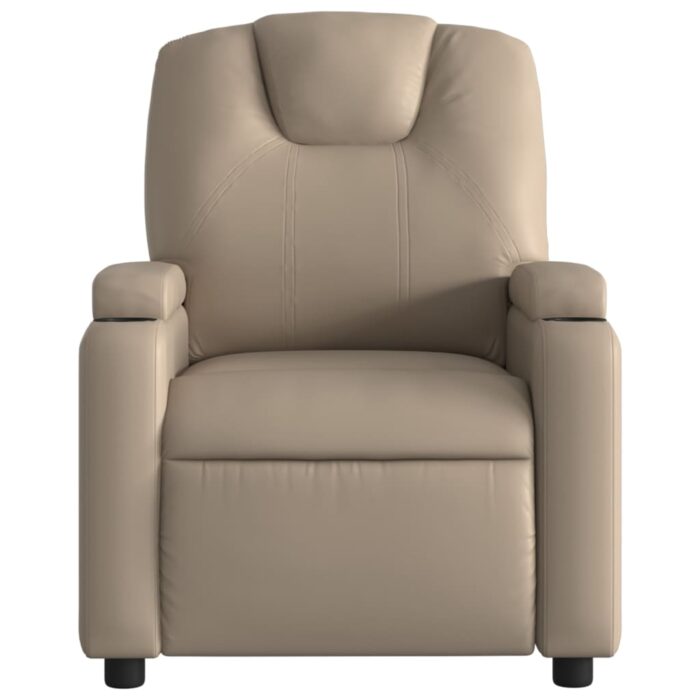 Fauteuil de massage inclinable Cappuccino Similicuir – Image 2