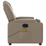 Fauteuil de massage inclinable Cappuccino Similicuir – Image 3