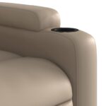 Fauteuil de massage inclinable Cappuccino Similicuir – Image 7