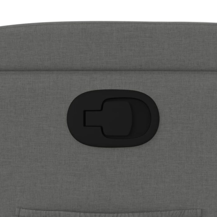 Fauteuil inclinable Gris foncé Tissu – Image 7