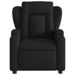 Fauteuil inclinable Noir Tissu – Image 4