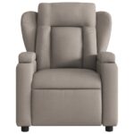Fauteuil inclinable Taupe Tissu – Image 4