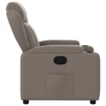 Fauteuil inclinable Taupe Tissu – Image 5