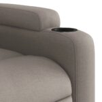 Fauteuil inclinable Taupe Tissu – Image 6
