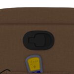 Fauteuil de massage inclinable Marron Tissu – Image 8