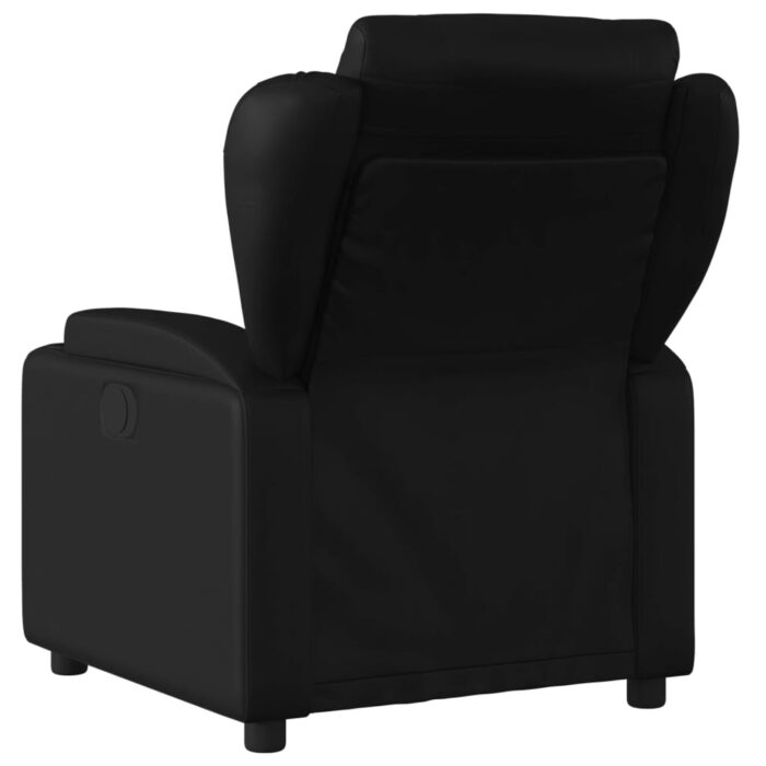 Fauteuil inclinable Noir Similicuir – Image 3